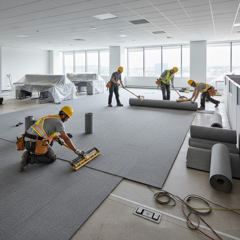 Our team working on Flooring Service projects in Rowlett, TX