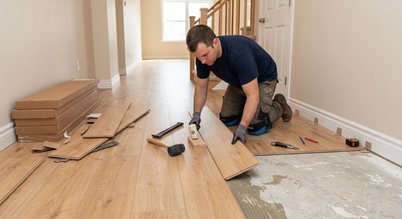Laminate Floor Installation in Denton County, TX