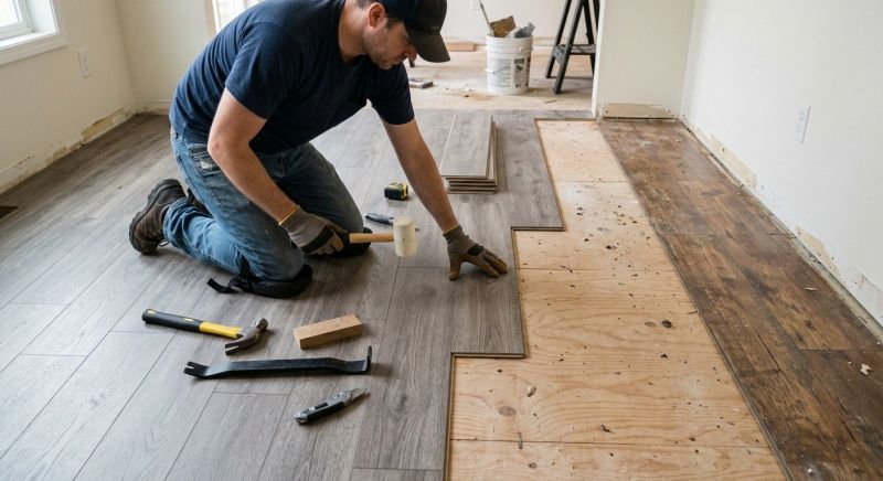 Laminate Floor Installation in Denton County, TX