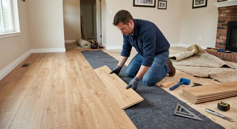 Laminate Floor Remodeling in Rowlett, TX