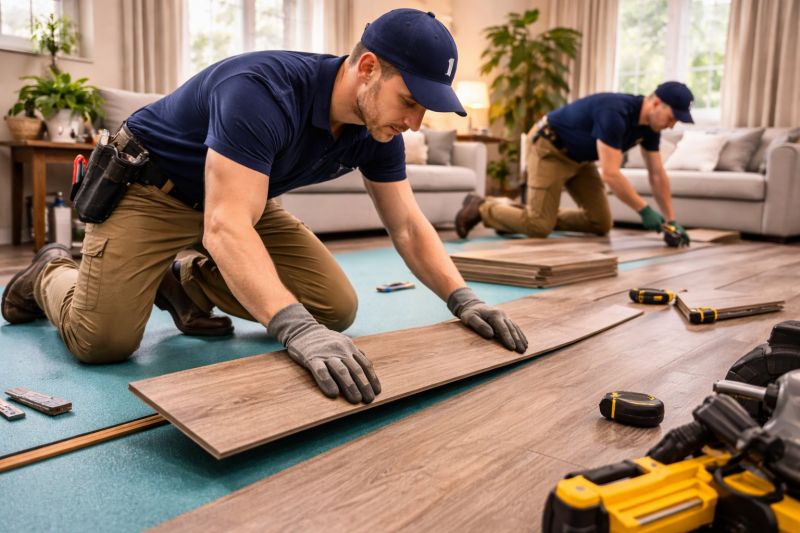 Laminate Floor Replacement in Denton County, TX