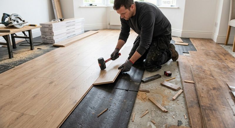 Laminate Floor Replacement in Quinlan, TX