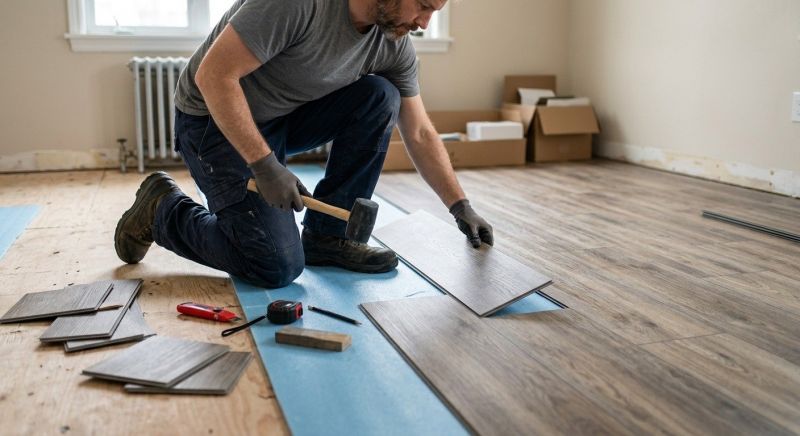 Linoleum Floor Installation in Forney, TX