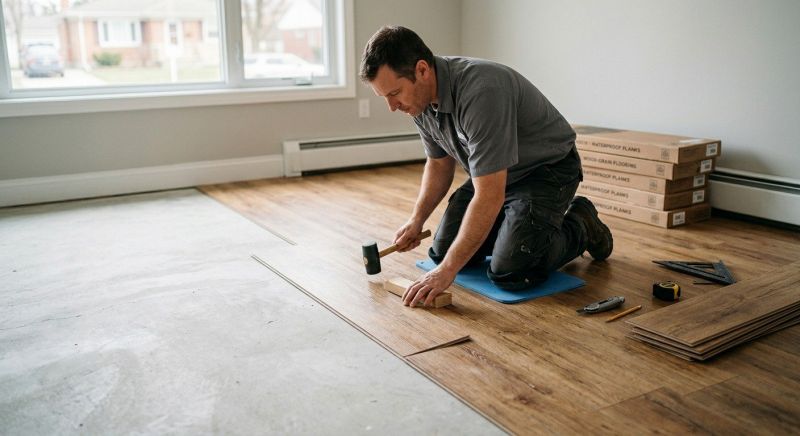 Linoleum Floor Installation in Lancaster, TX