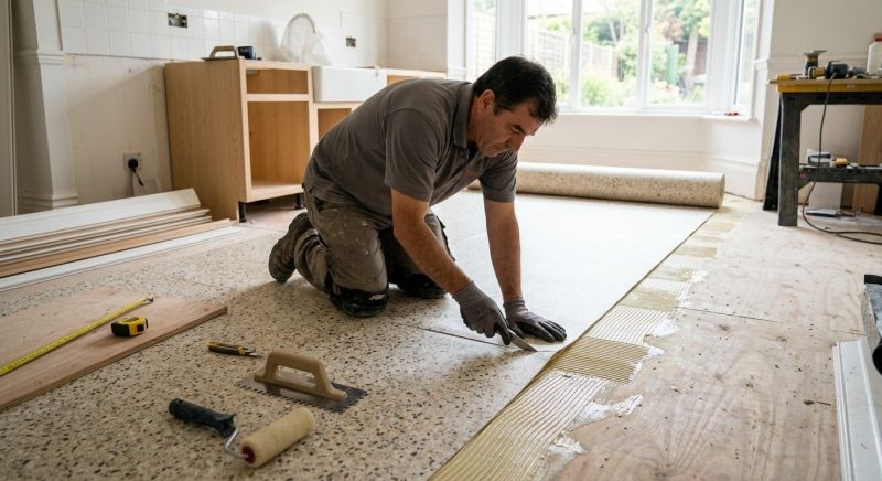 Linoleum Floor Installation in Nevada, TX