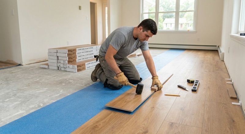 Luxury Vinyl Tile Installation in Irving, TX