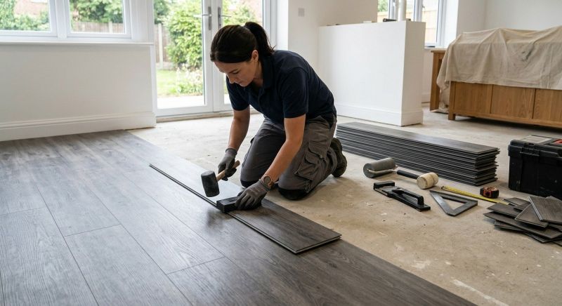 Luxury Vinyl Tile Installation in Sachse, TX