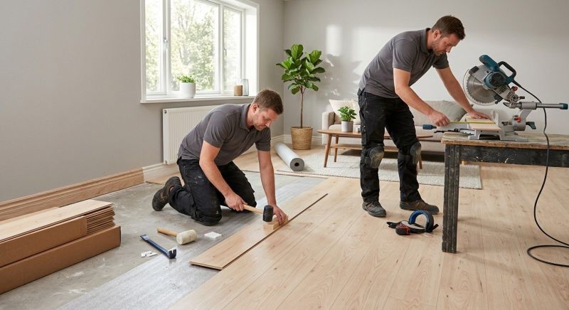 Plank Laminate Installation in Rowlett, TX