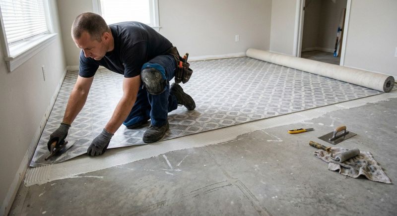 Sheet Flooring Installation in Quinlan, TX