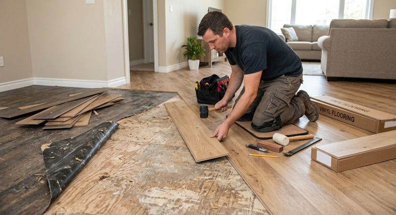 Vinyl Flooring Installation in Hutchins, TX