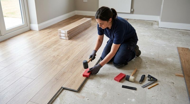 Vinyl Plank Floor Installation in Rowlett, TX