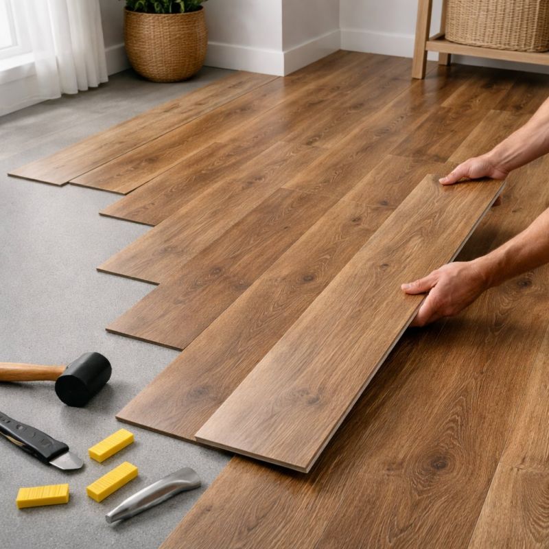 Vinyl Plank Floor Installation in Rowlett, TX