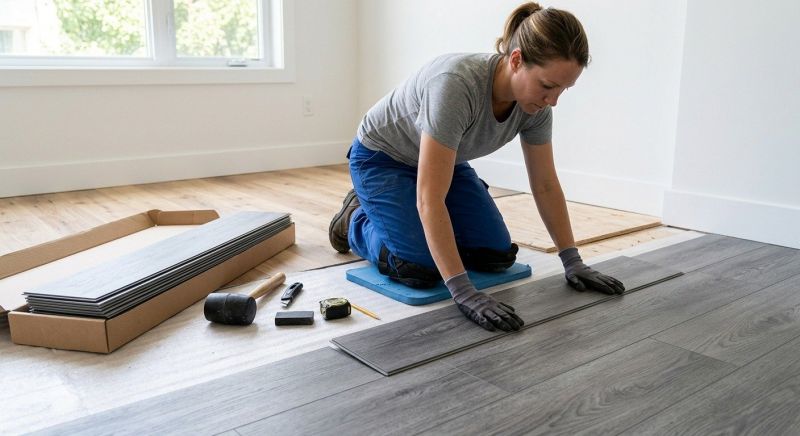 Vinyl Tile Installation in Rowlett, TX