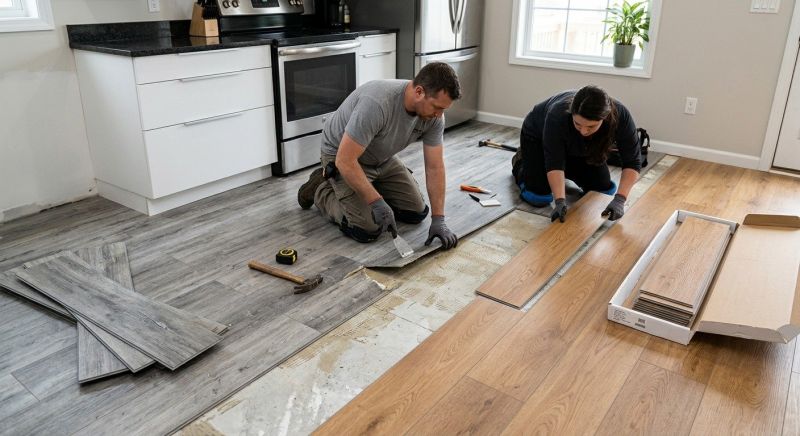 Vinyl Tile Replacement in Rowlett, TX